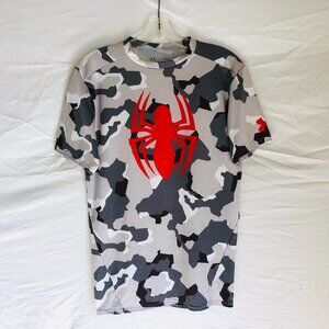 Spiderman Under Armour Men's Size Large Camo Compression Shirt